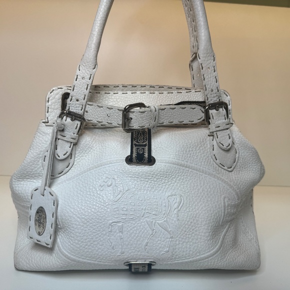 Fendi Small Selleria Villa Borghese Tote - Picture 1 of 5